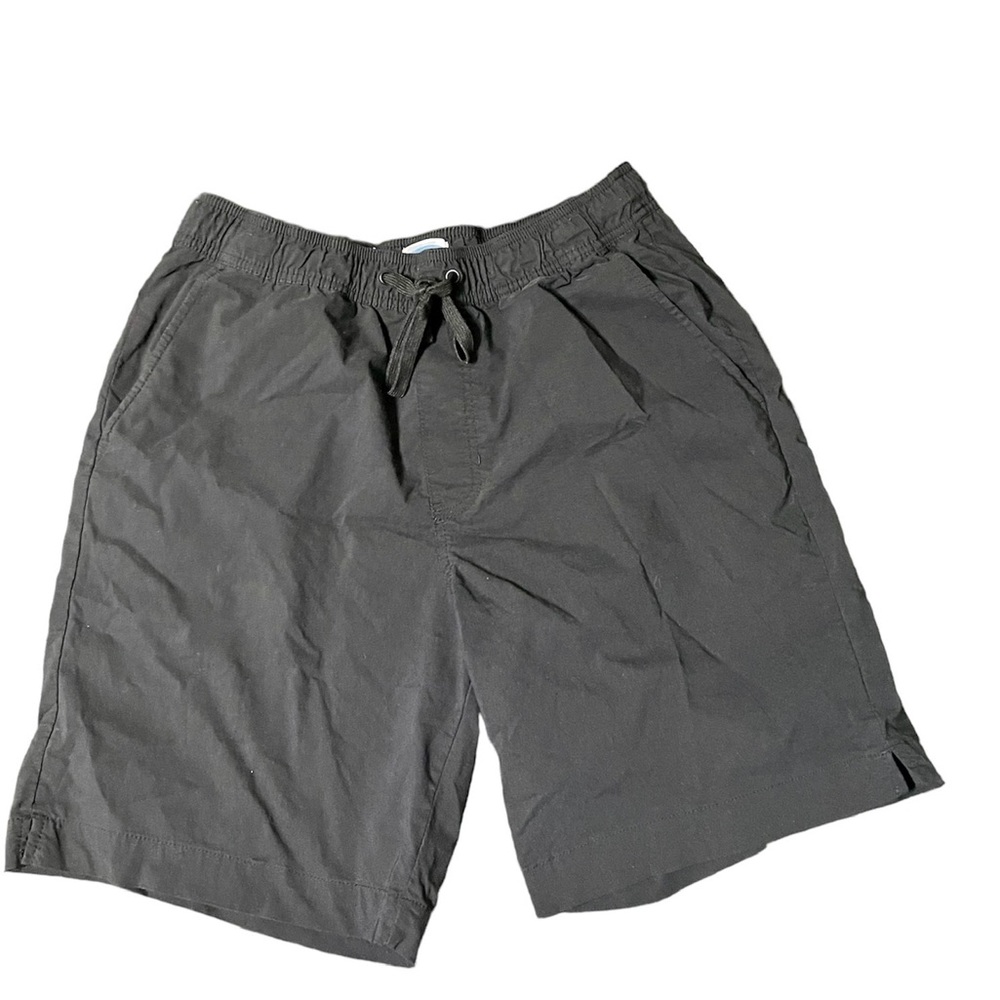 Old Navy Men’s Swim Trunks Medium Black Board Shorts Quick Dry